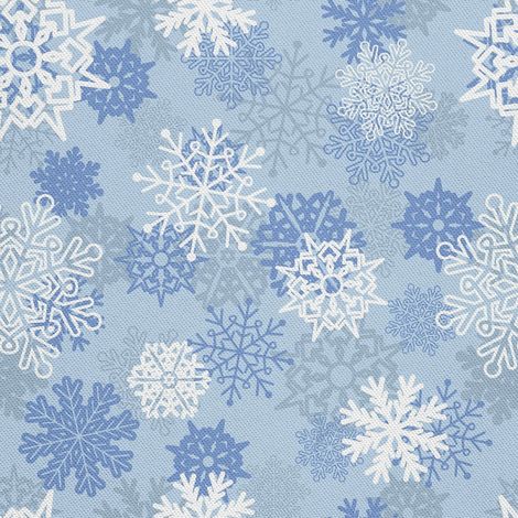 Tela decorativa para exteriores Oxford - Motivo navideño de invierno I DX144 (1/5)