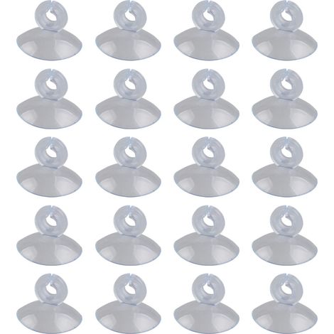 20 abrazaderas con ventosa para tubos de bombas de aire de acuario (aptas para tubos de 4/6 mm) (1/5)
