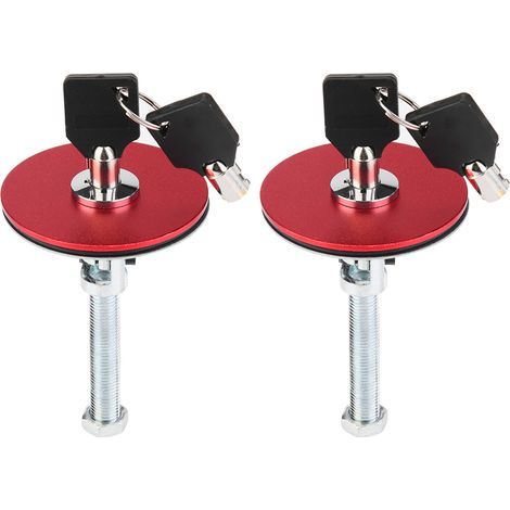 Kit de goupilles de verrouillage de capot de moteur universel de voiture, goupille de verrouillage de sécurité (rouge) (1/5)