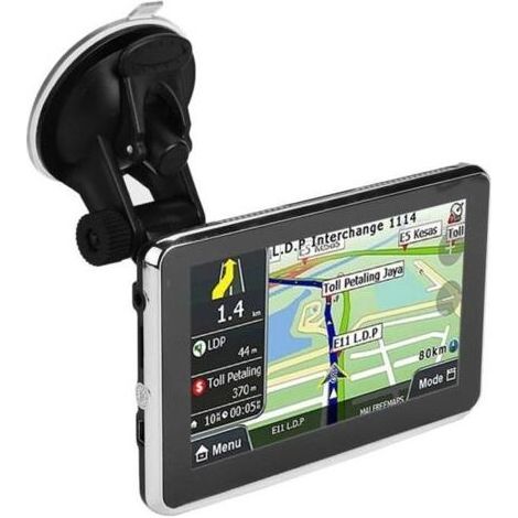 Navigatore GPS dell'Automobile del Touch Screen Universale da 5 Pollici Europa - Diverse Opzioni di Percorso (1/5)