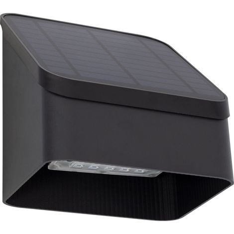 Aplique de Pared Exterior Solar LED de Aluminio con Detector de Movimiento Radar Namib 4000K Blanco Neutro (1/5)
