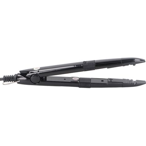Fer à lisser à extension de cheveux avec chauffage rapide et uniforme, contrôle de la température, connecteur et support, prise UE 220-240 V. (1/5)