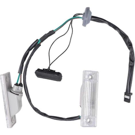 Luz de matrícula trasera con botón de interruptor en el maletero para matrícula de Chevrolet Cruze (1/4)