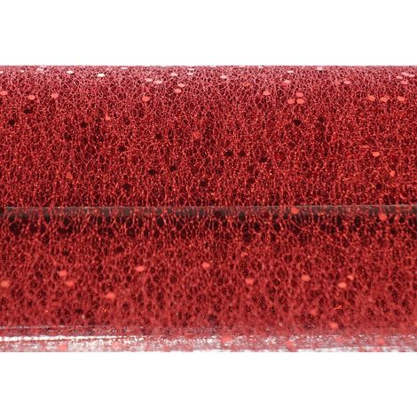 Weihnachtsstoff Glamour World Rot 35 x 300 cm auf Rolle - Polyester (1/3)