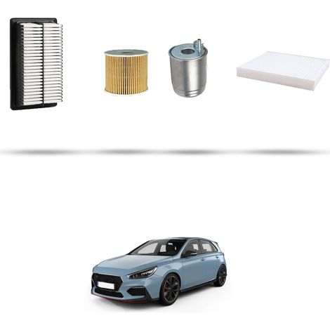Kit tagliando 4 filtri compatibile con Hyundai i30 (PD,PDE) 1.6 CRDi 100kw dal 2016 (1/5)