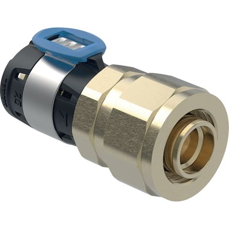 Raccordo FlowFit con attacco a vite su tubi PEX - DN 20 - Ø 25 mm G 1'' - GEBERIT - 620.732.00.1