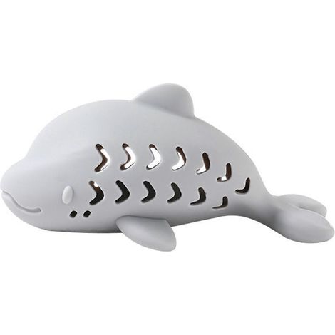 Poisson-Shaped Chat Distributeur de friandises - Silicone et Puzzle - pour Intérieur Chats Slow Feeder Interactive à macher Jouet (1/5)