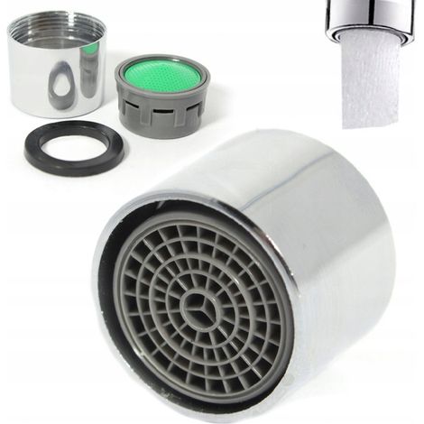 Tapa aireadora de grifo ahorradora de agua EKO 22 mm cromada (1/5)