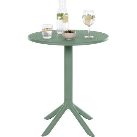 Tisch Lacota rund 60 cm oliv (1/5)