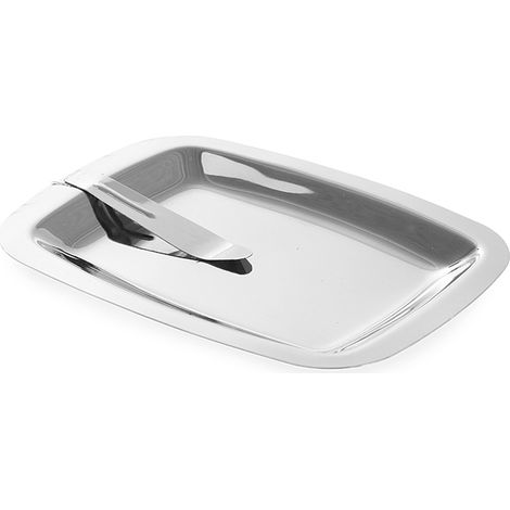 Vassoio portadocumenti in acciaio inox, set da 3 - Hendi 595206