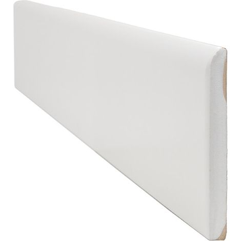 Carrelage Mur Ceramic Connection White Satinée 8x60 cm