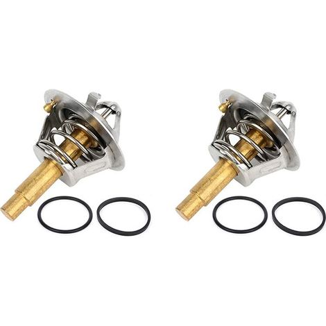 Adecuado para 2 juntas de termostato de refrigeración de motor automotriz con válvula termostática 2712000015