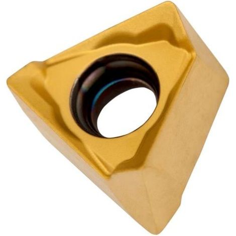 Fräswendeschneidplatte ISO TNGX 100404SR-M:M8340 D.2,8mm PVD beschichtet Gold (1/2)