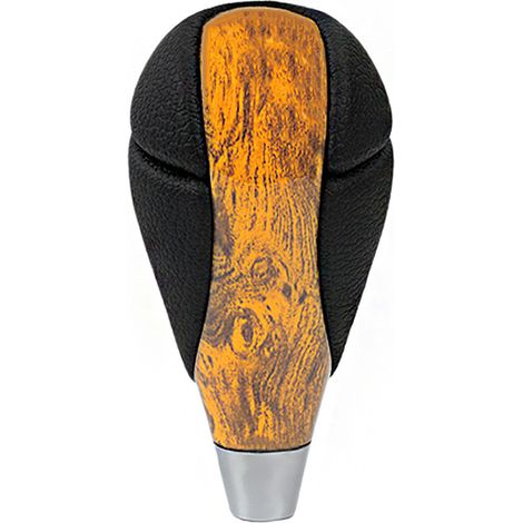 Suitable for Toyota Lexus ES300 GS300 IS250LS460 car gear shift knob - Yellow wood grain (1/4)