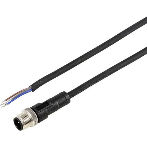 TRU COMPONENTS TC-12833172 Cavo di collegamento per sensore o attuatore M12 Spina dritta 2 m Numero di poli: 5 1 pz. (1/3)