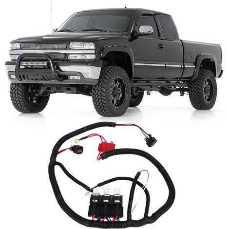Faisceau de câblage pour ventilateur double électrique amélioré pour Chevrolet Silverado 1500 1999–2007 (1/5)