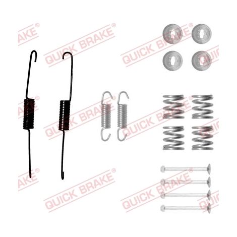 Kit d'accessoires, mâchoire de frein Quick Brake 105-0879 TOYOTA