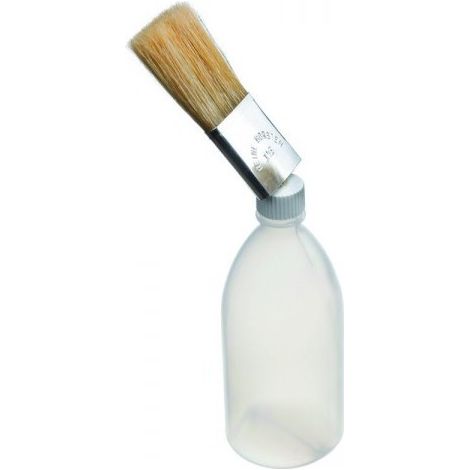Bouteille plastique 500 ml avec pinceau courbé EDMA par FREUND (1/2)