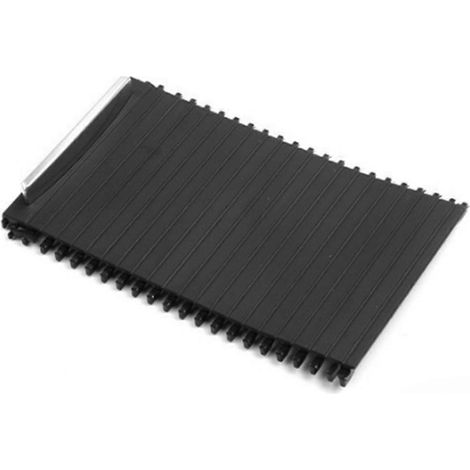 Rideau porte-gobelet coulissant pour console centrale de voiture 408 2014-2022, noir (1/4)