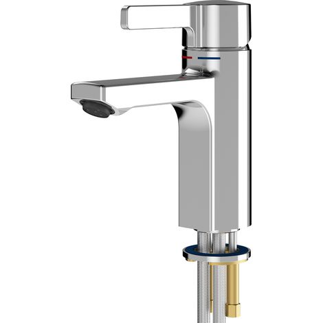 KWC Einhebel-standbatterie, F5, 125 mm, Hygieneoption (1/2)