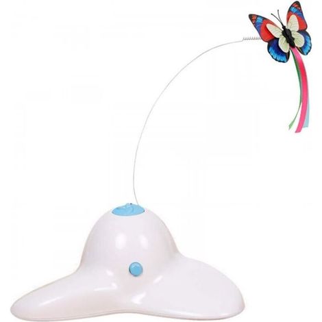 Jouet interactif pour chat Jouet interactif d'intérieur pour chat avec papillon rotatif à 360°-TREETALK (1/5)