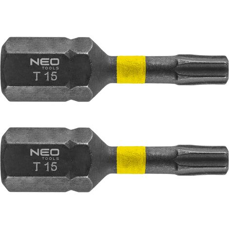 Embouts à percussion TX15 x 25 mm, 2 pièces. (1/5)