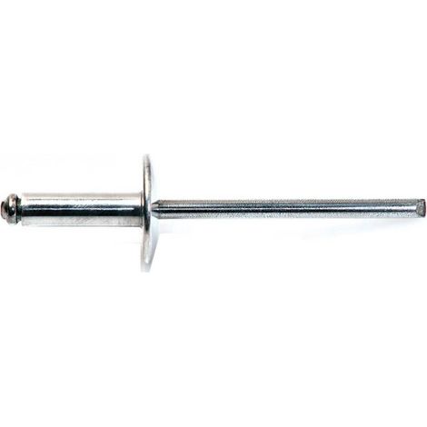 250 Rivets Aveugles Tête Large GORIVET 4.8 x 14 mm - Acier - D-Work