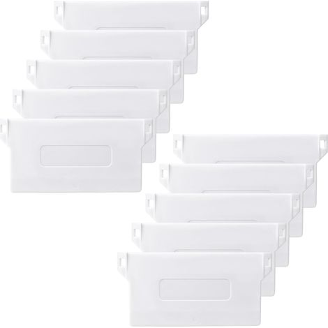 10PCS Store Californien Plaque de Lestage Poids Stores Verticaux 89mm Blanche Poids de Store Vertical Lattes Store Vertical en Poids Kit (1/5)
