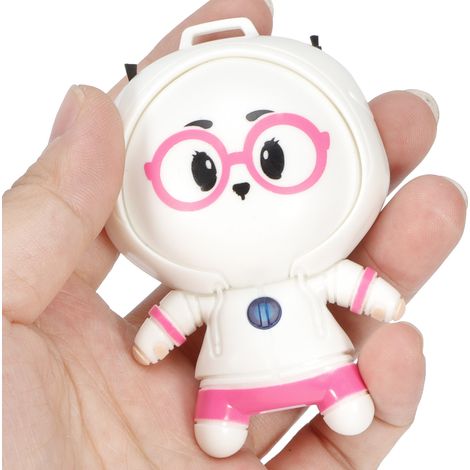 Mini purificateur d'air portable à ions négatifs pour la maison et la voiture, stérilise et est rechargeable par USB (blanc) (1/5)
