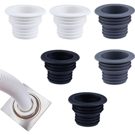 6 Pièces Tuyau D'Étanchéité Du Tuyau D'Évacuation,Adaptateur De Vidange Pour Machine À Laver,Joint Siphon Vidange Lavabo Pour Machine À Laver