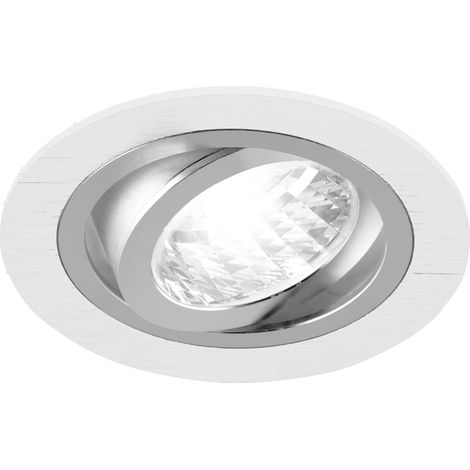 Faretto da soffitto rotondo ALUM C bianco/cromo (1/2)