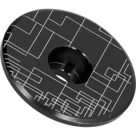 Capot supérieur de direction en alliage d'aluminium pour vélo de montagne et vélo de route, noir (1/5)