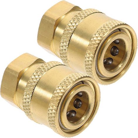 Raccord de réparation pour tuyau d'arrosage assurant un débit d'eau optimal (2 pièces) - Accessoires professionnels (1/5)