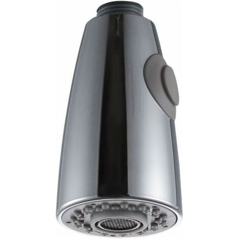 2 PCS Deux Fonctions Robinet Cuisine Remplacement Extractible pour Douchette Evier Cuisine tête de pulvérisation en chrome 1/2" L'interface (1/5)
