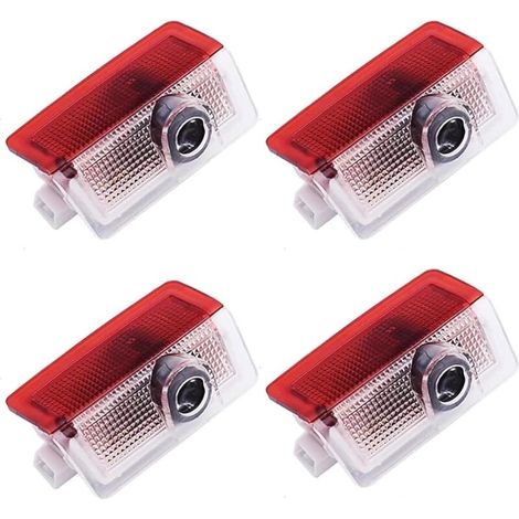 ZVD Projecteur de logo LED pour portière de voiture Mercedes Benz, lot de 4, éclairage de dessous de caisse, éclairage LED de bienvenue, éclairage d'entrée, accessoires compatibles pour A B C E M G AM (1/4)