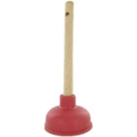 COMAP Déboucheur ventouse WC, toilettes, évier et lavabo - Diamètre 180 mm - Rouge - S541304