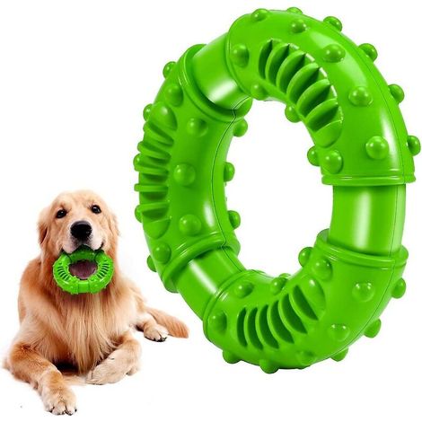 Jouets pour chiens pour mâcheurs agressifs de grande race, jouets pour chiens indestructibles de longue durée en caoutchouc naturel non toxique, jouet à mâcher durable pour chiots de taille moyenne (1/4)