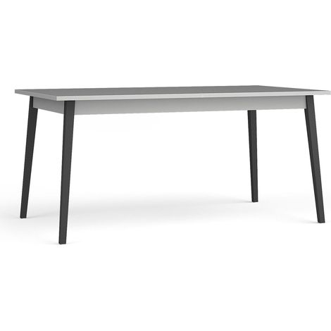 AX LIVING Esszimmer Tisch Irelis 180-220 cm Grau Schwarz Modern