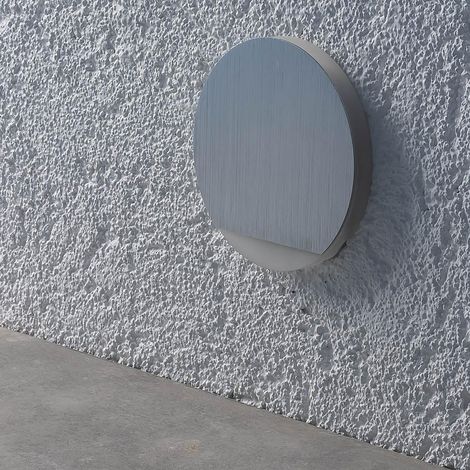 LED Treppenleuchte IP44 Alu-gebürstet - Lichtfarbe: Warmweiß 1,5W - Lichtaustritt: Orbis (1/5)