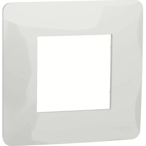 Schneider NU200218 Unica Studio - cover plate - White - 1 station