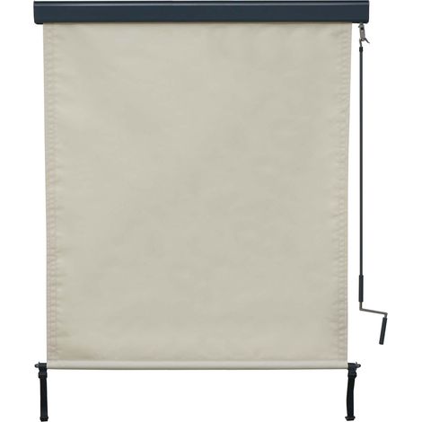 [NON UTILIZZATO] Tenda da sole verticale avvolgibile per finestra HHG-621 140x250cm avorio beige