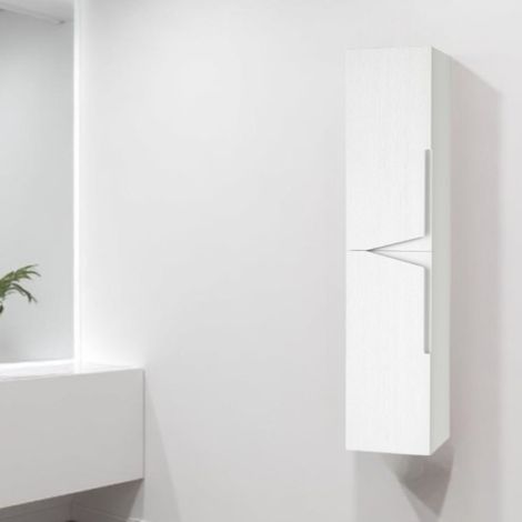 Colonna da bagno reversibile 160 cm HAITI Larice Bianco (1/5)