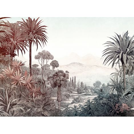 Panoramique, Fresque Nature Gris The Wall 3 A.S. Création (1/3)