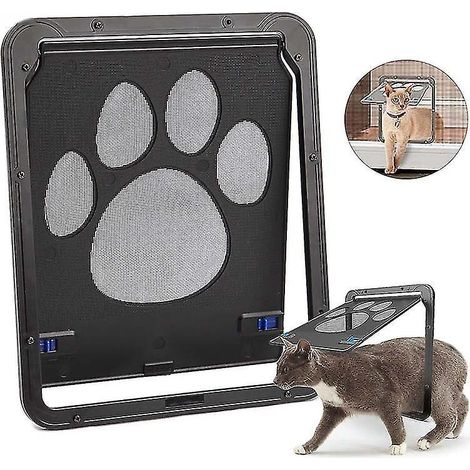 Moskitonetztür für Hunde/Katzen mit automatischem Magnetverschluss, kompatibel mit Schiebetüren. (1/5)
