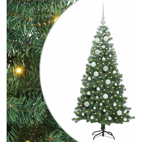 Albero di Natale Verde 120 cm PVC vidaXL (1/5)