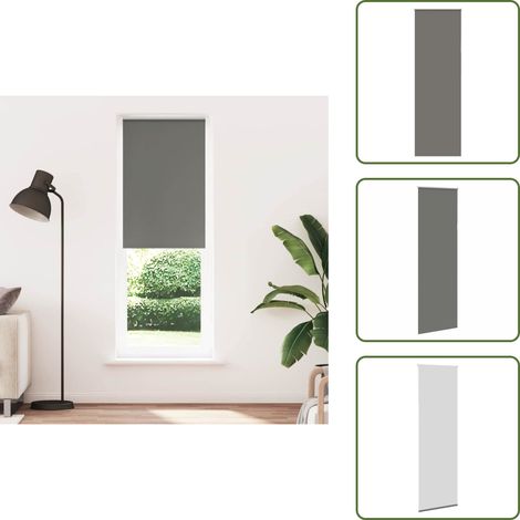 Verdunkelungsrollo Grau 75x230 cm Stoffbreite 70,7 cm Polyester - Verdunkelungsrollo - Verdunkelungsrollos - Rollo - Verdunklungsrollo (1/5)