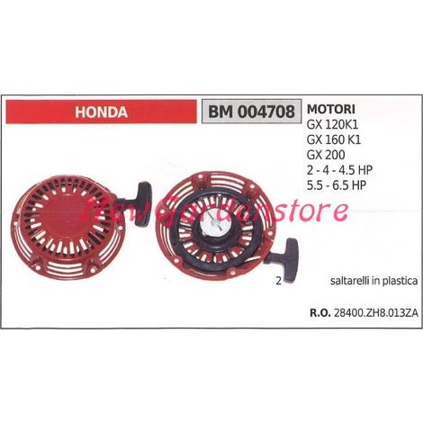 Messa in moto HONDA motore motopompa GX 120K1 GX 200 004708