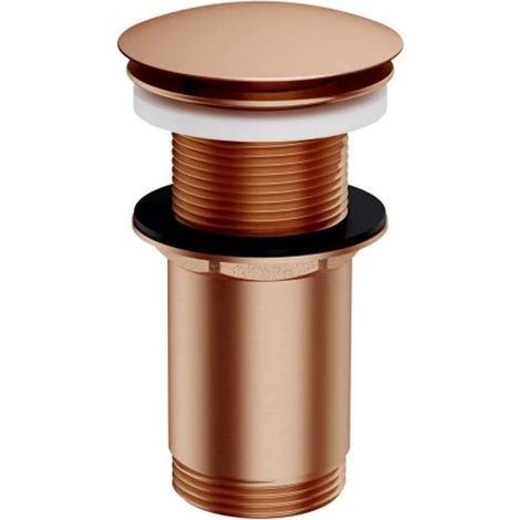 OMNIRES - Salida de lavabo, ClickClack, cobre cepillado A716CPB (1/2)
