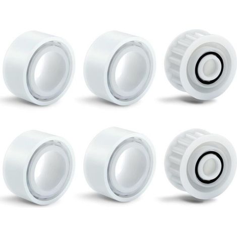 Compatible con el paquete de 4 poleas Maytronics Dolphin con 2 poleas de repuesto -Crezuo