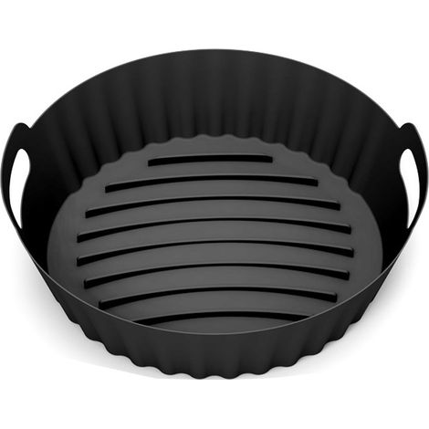 1 Casserole en silicone, accessoire antiadhésif, résistant à la chaleur, pour friteuse à air chaud, cuisson multifonctionnelle (1/5)